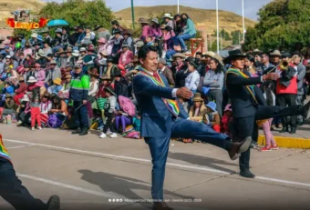 Alcalde de Layo participó en los actos protocolares por el 190 aniversario de la provincia de Canas