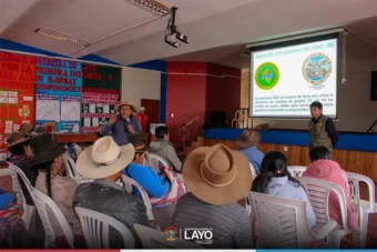 Productores de vacuno del distrito de Layo recibieron capacitación